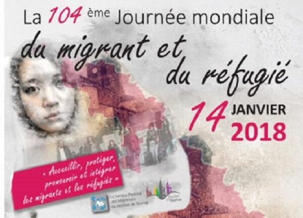 Dimanche 14 janvier : Journée mondiale du migrant et du réfugié