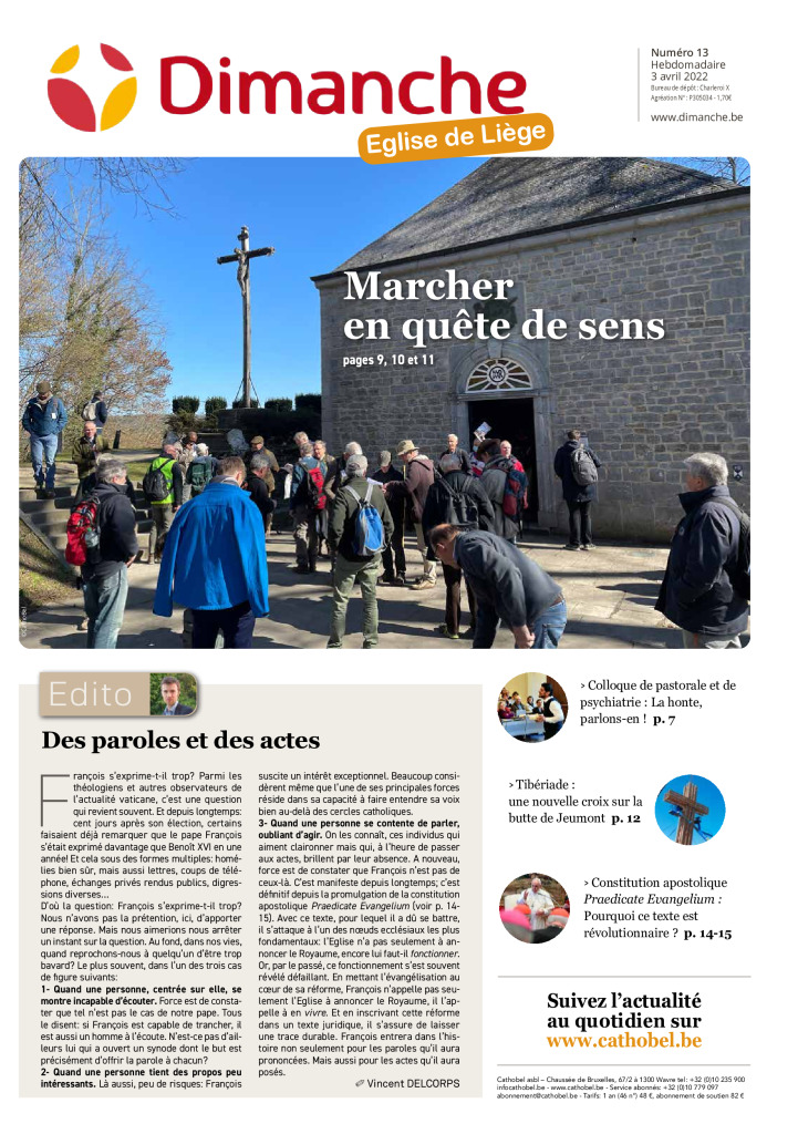 Le Journal Dimanche – 30/03/2022 – Liège