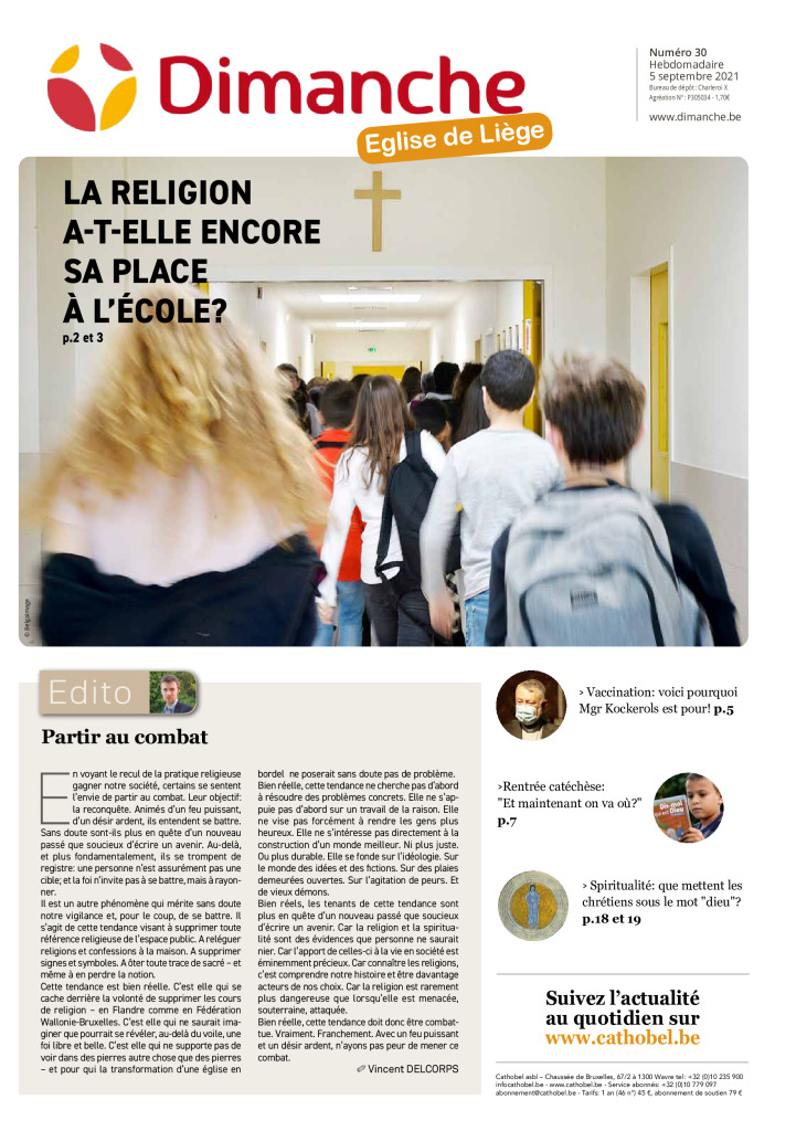Le Journal Dimanche – 01/09/2021 – Liège