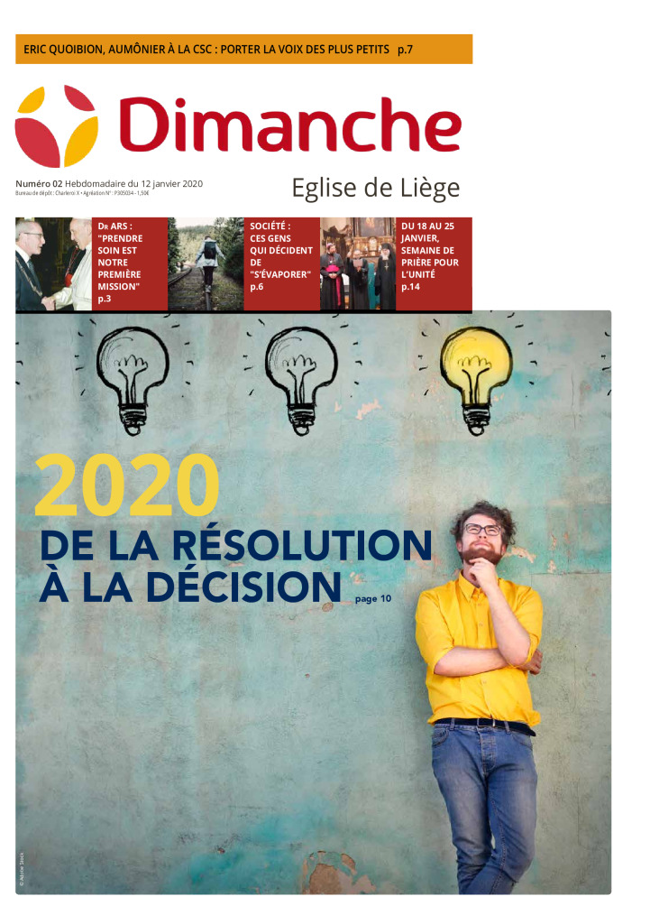 Le Journal Dimanche &#8211; 08/01/2020 &#8211; Liège