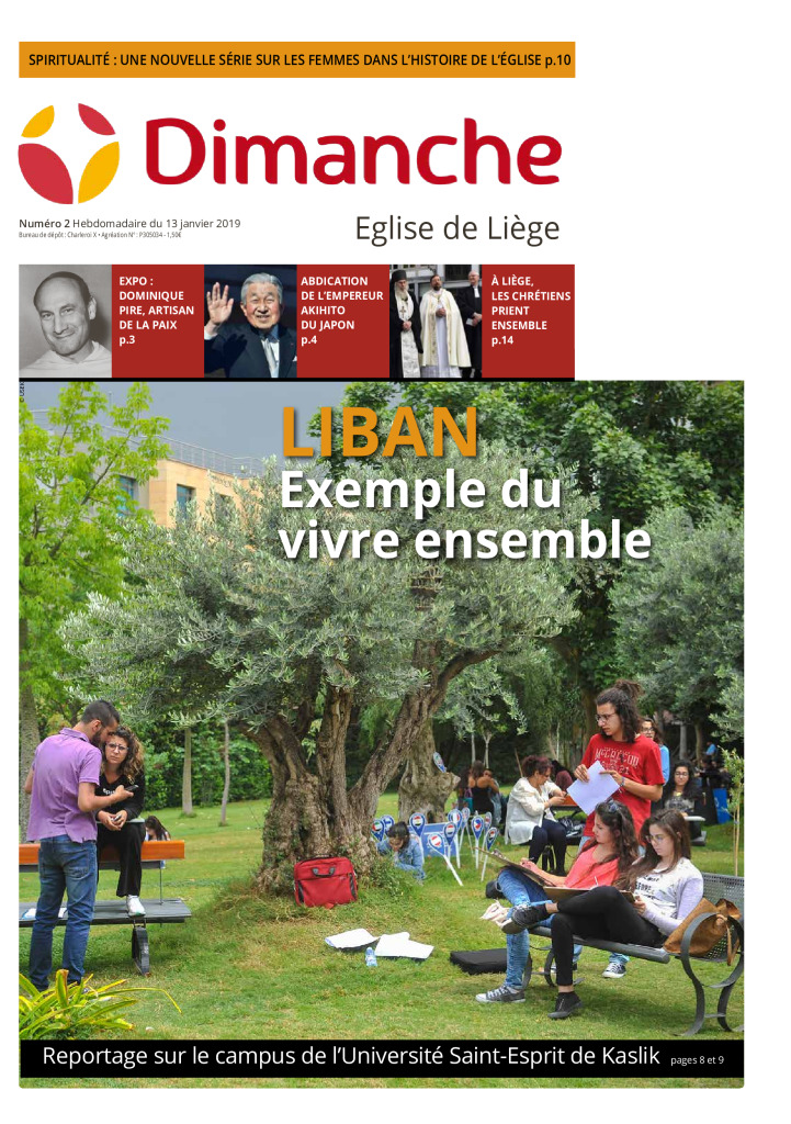 Le Journal Dimanche – 08/01/2019 – Liège