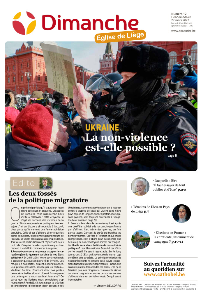 Le Journal Dimanche – 23/03/2022 – Liège