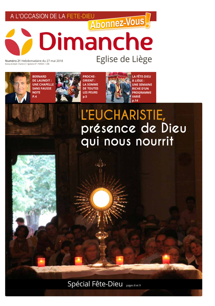 Le Journal Dimanche – 23/05/2018 – Liège