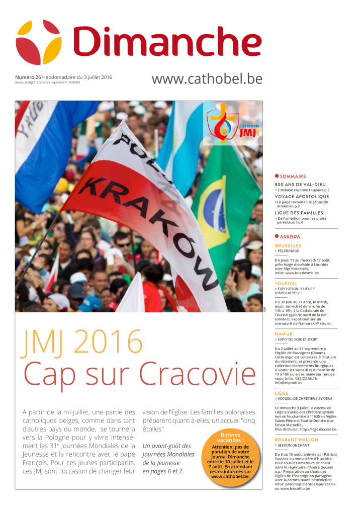 Le Journal Dimanche – 29/06/2016