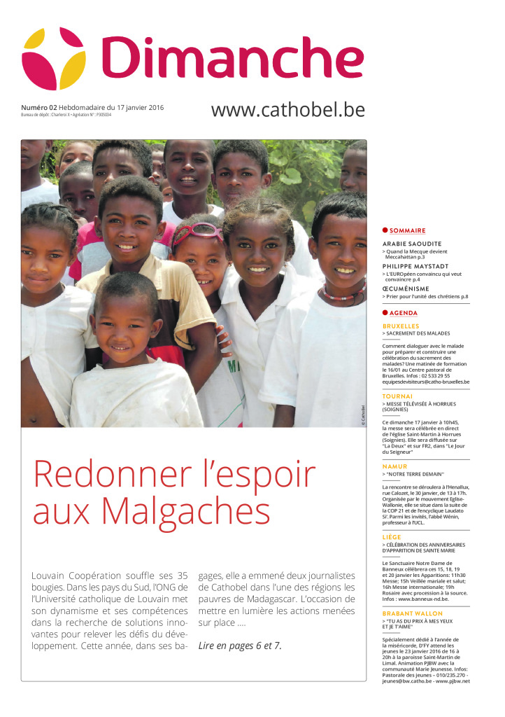 Le Journal Dimanche – 13/01/2016