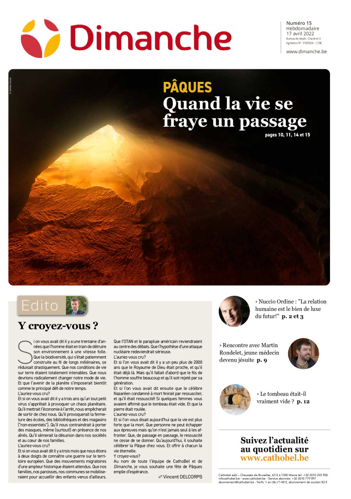 Le Journal Dimanche – 13/04/2022