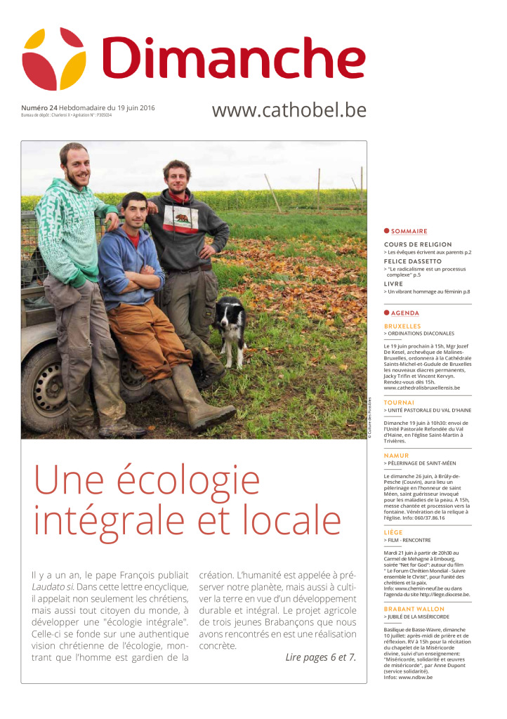 Le Journal Dimanche – 15/06/2016