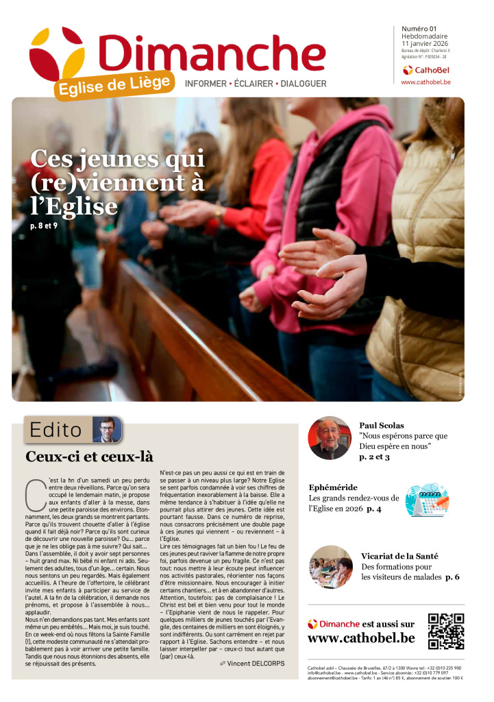 Le Journal Dimanche – 11/01/2026 – Liège